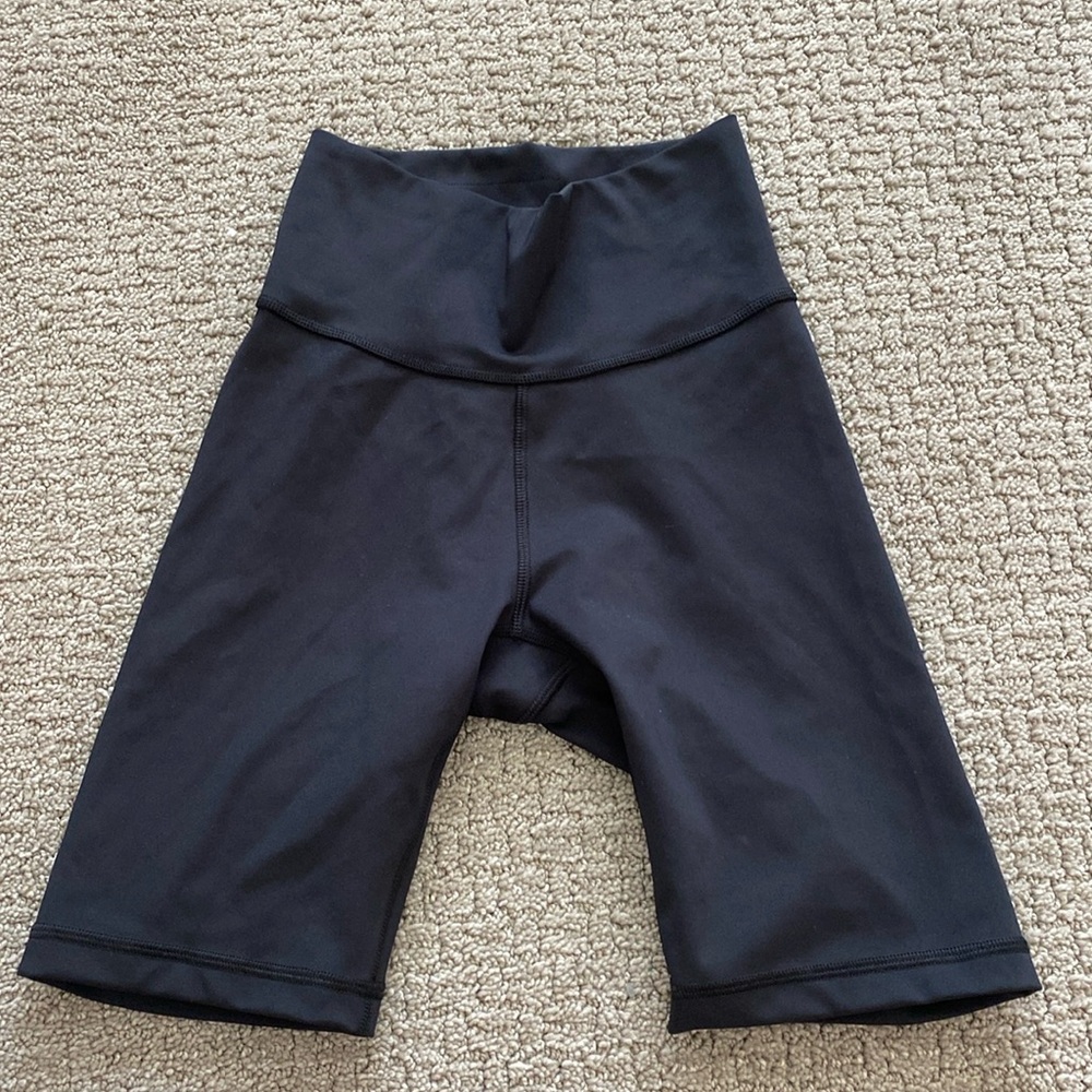 Adidas black biker shorts